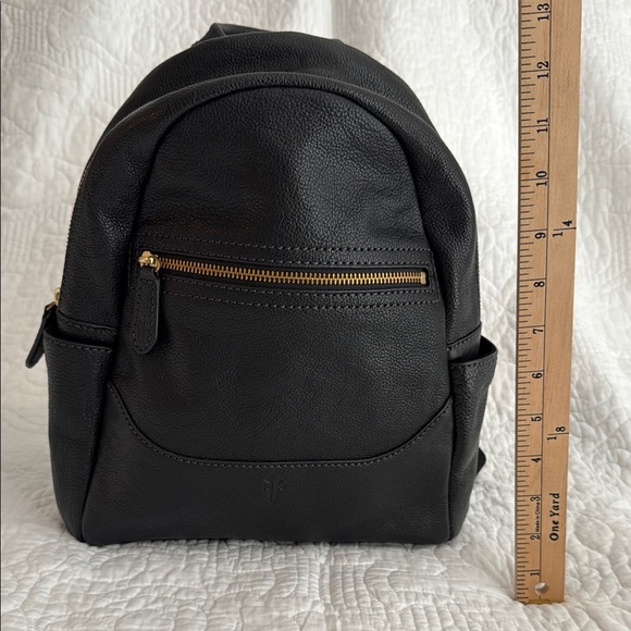 Frye Black Leather Backpack - Picture 11 of 12